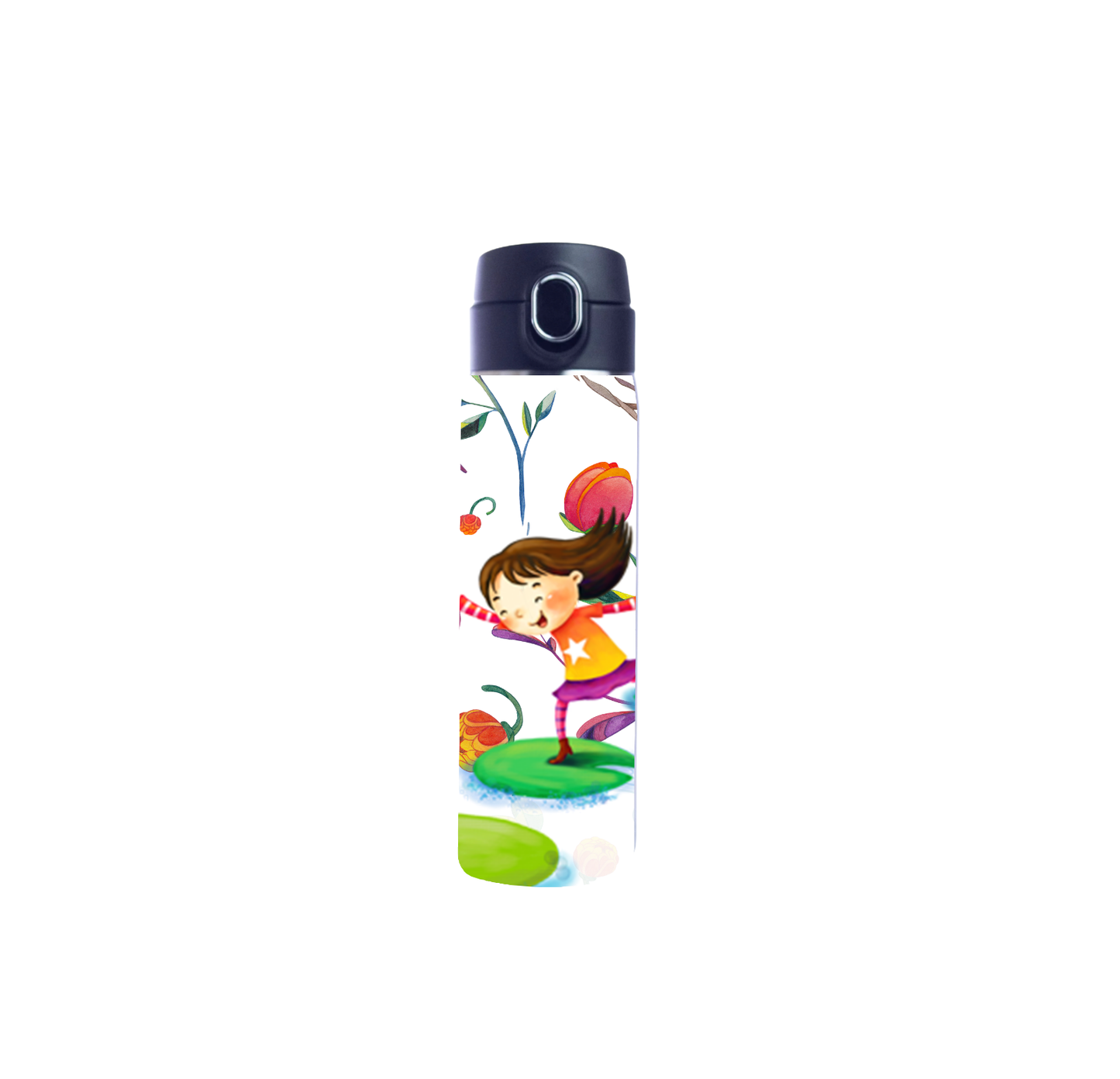 Happy Running Girl Tumbler