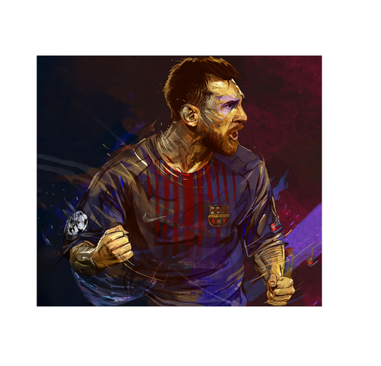 Messi Here Mug