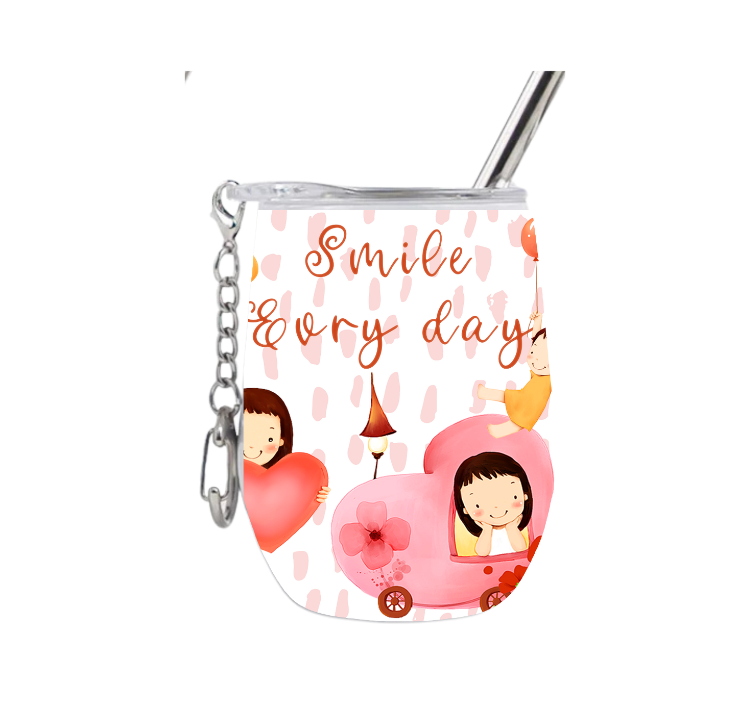 Happy Smile Everyday Wine Tumblers
