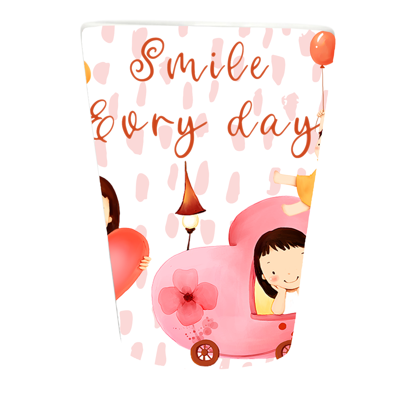 Happy Smile Everyday Wine Tumblers