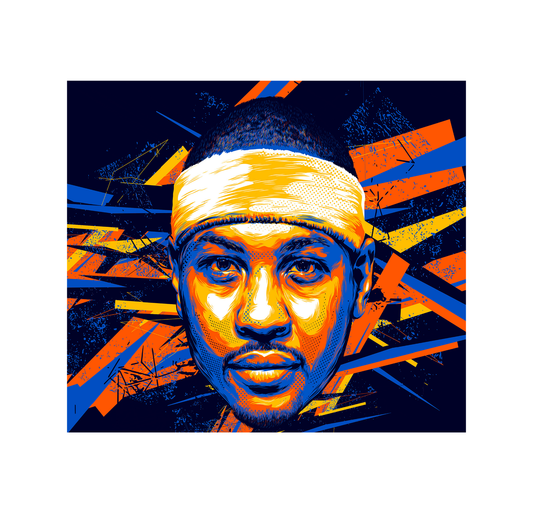 Carmelo Anthony Wine Tumblers