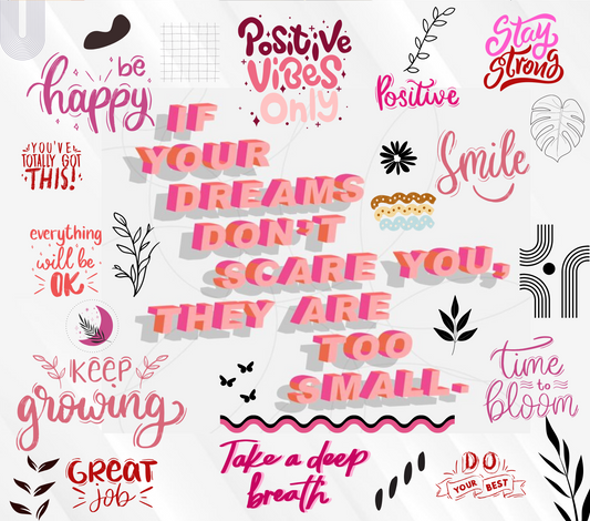 If Your Dreams Don't Scare You, They Are Too Small Kids Tumbler