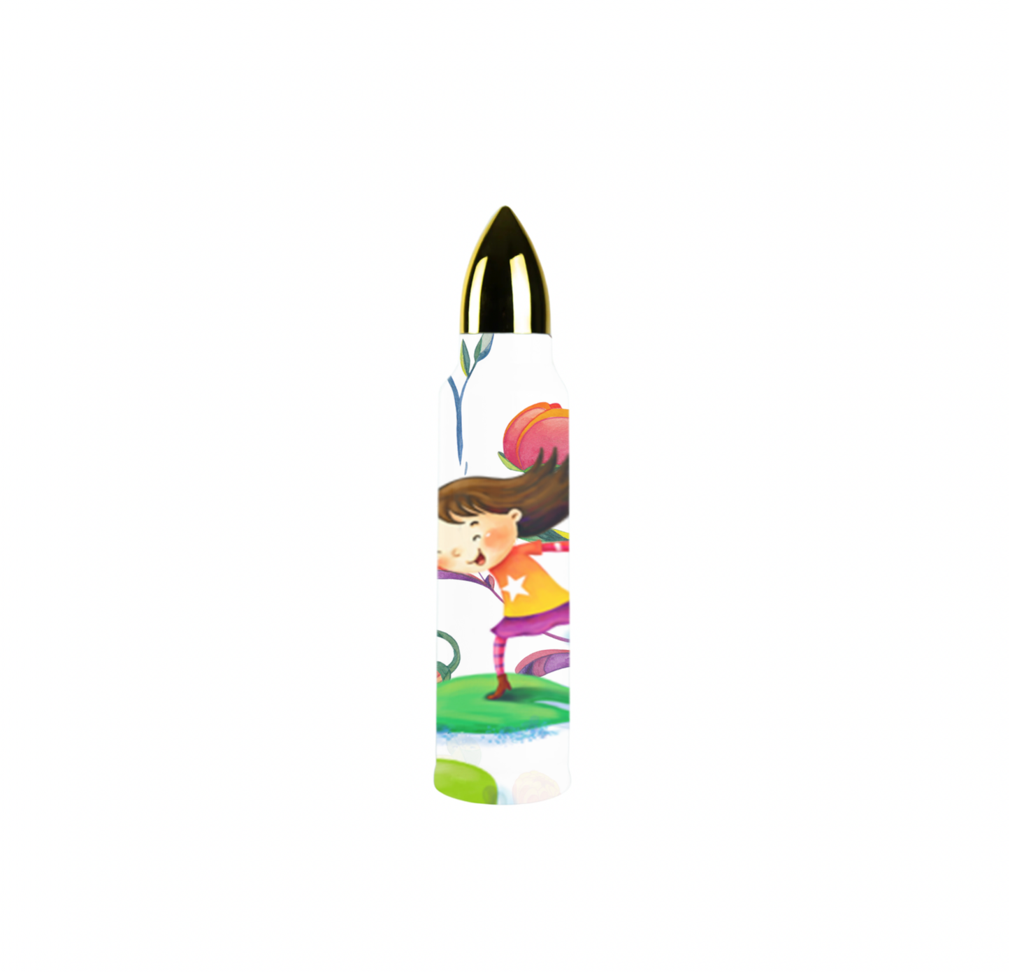Happy Running Girl Tumbler