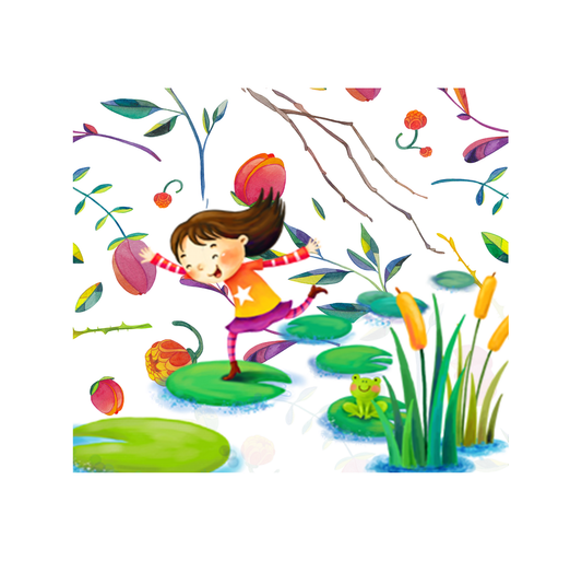 Happy Running Girl Tumbler