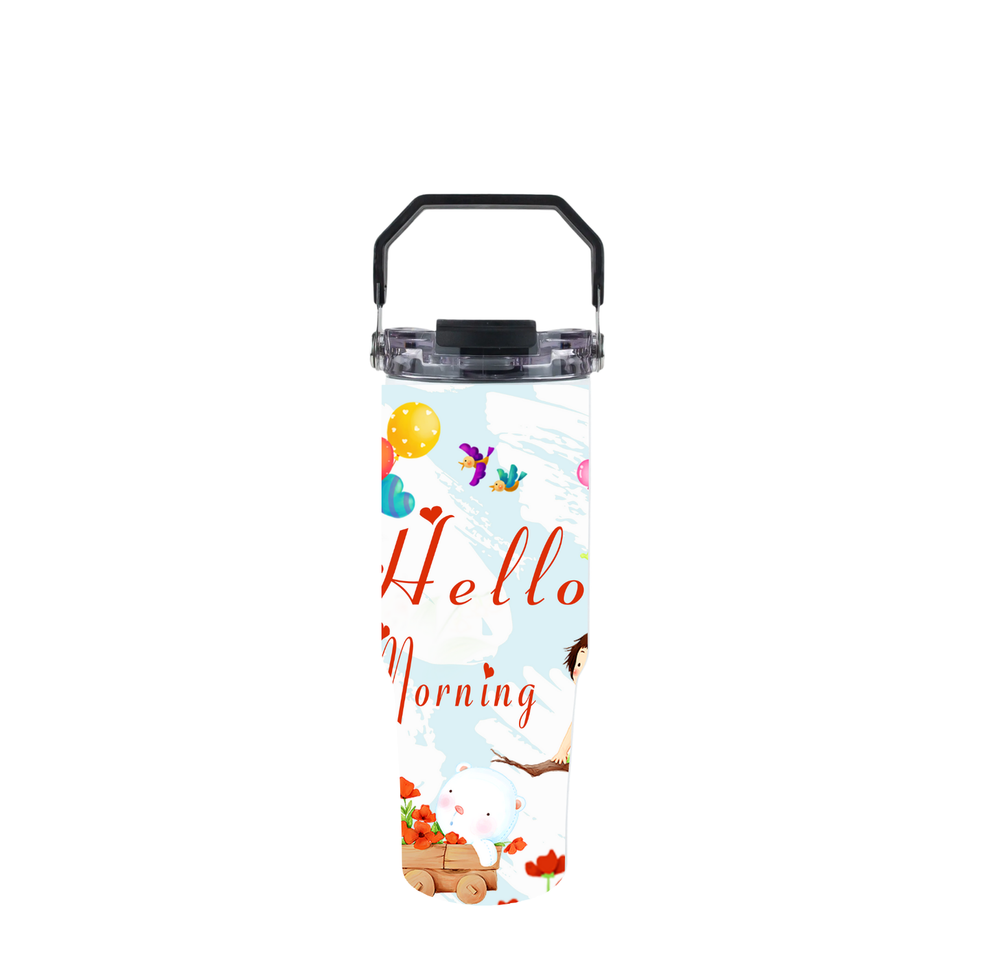 Happy Hello Good Morning Tumbler