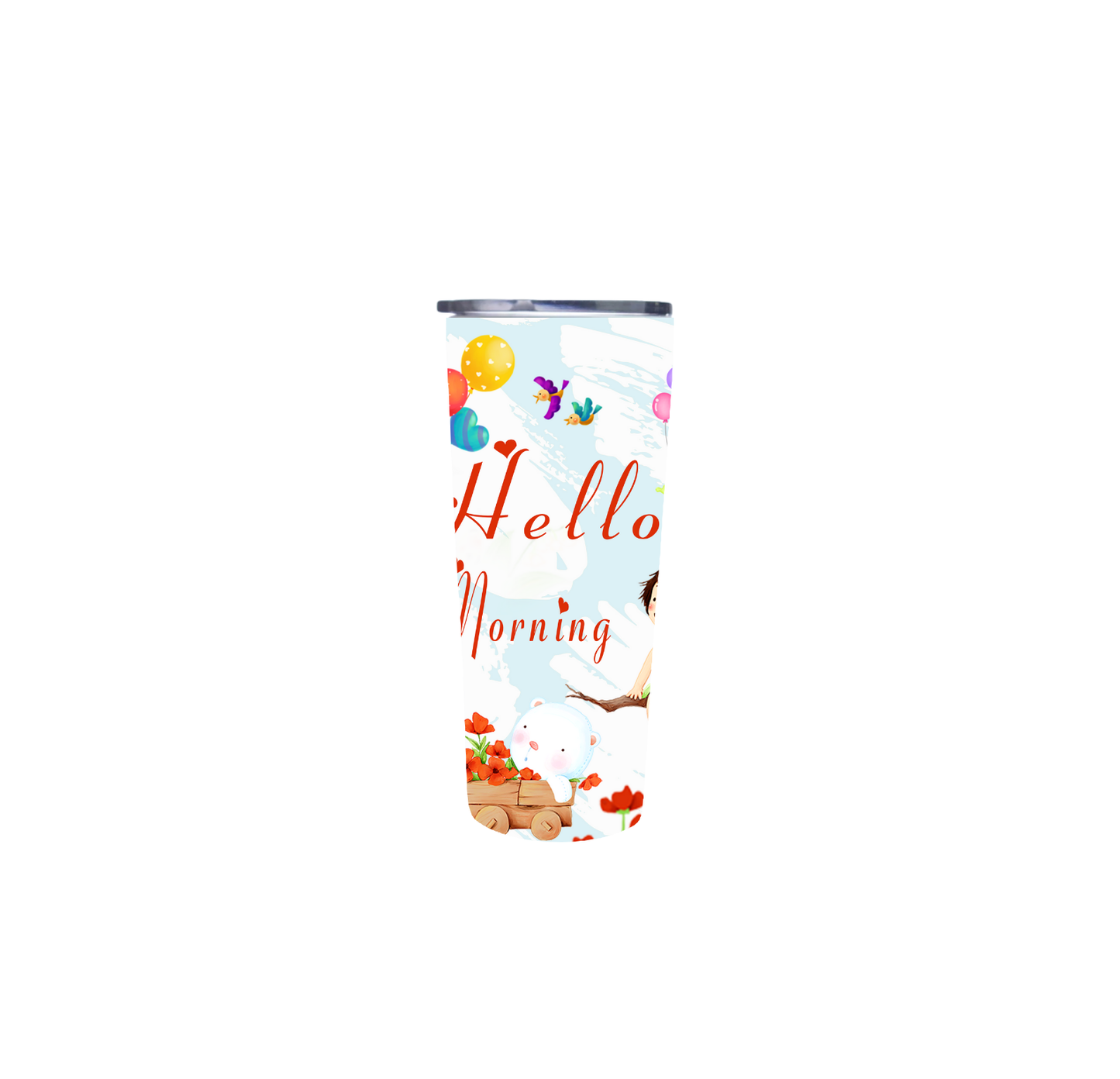Happy Hello Good Morning Tumbler