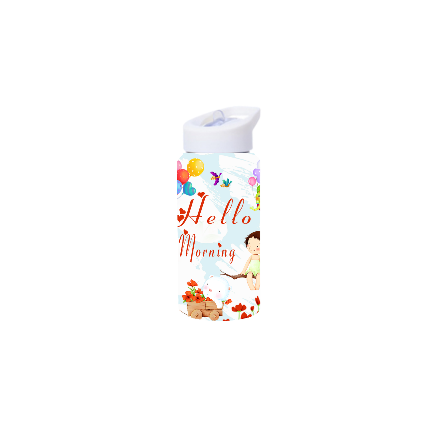 Happy Hello Good Morning Kids Tumbler