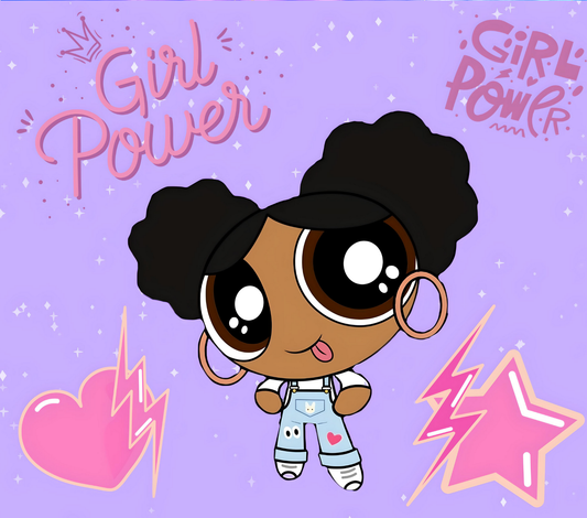 Girl Power PowerPuff Girl Kids Tumbler