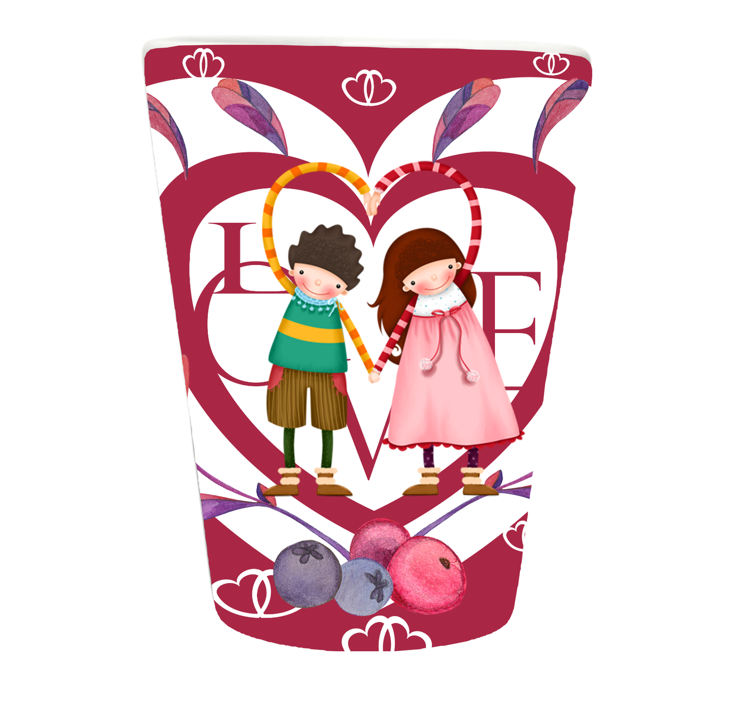 Happy Love Wine Tumblers