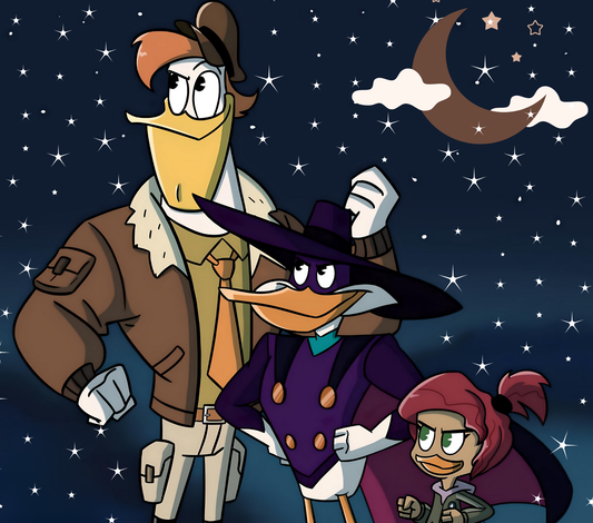 Darkwing Duck Team Wine Tumblers