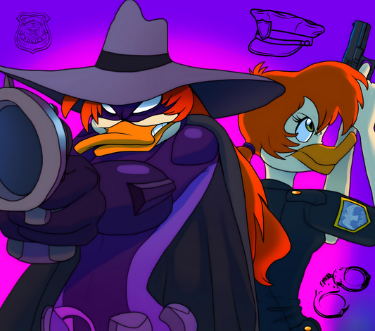 Darkwing Duck And Morgana Macawber Kids Tumbler