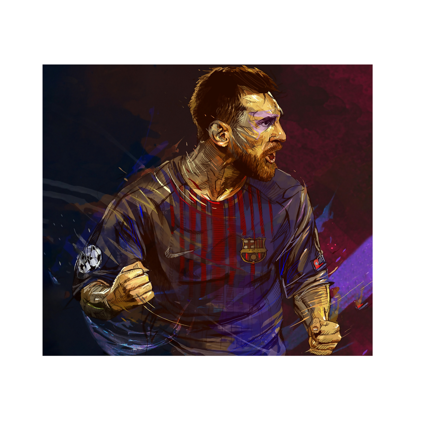 Messi Here Wine Tumblers