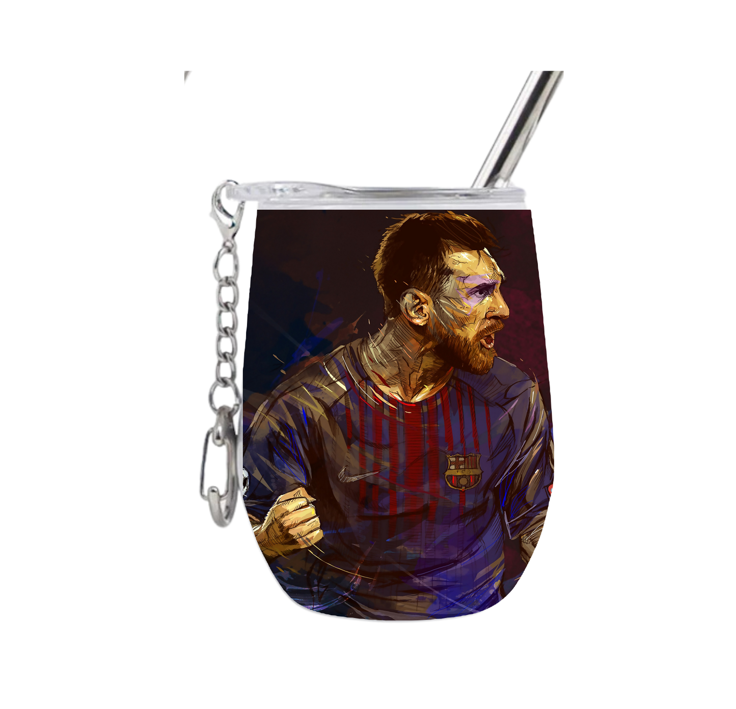 Messi Here Wine Tumblers