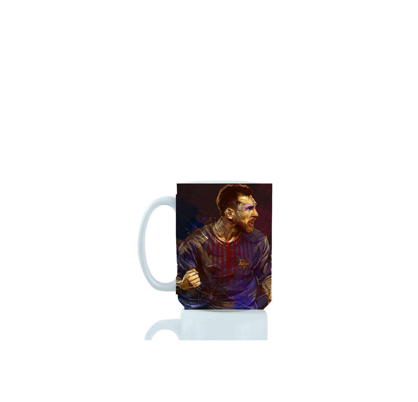 Messi Here Mug