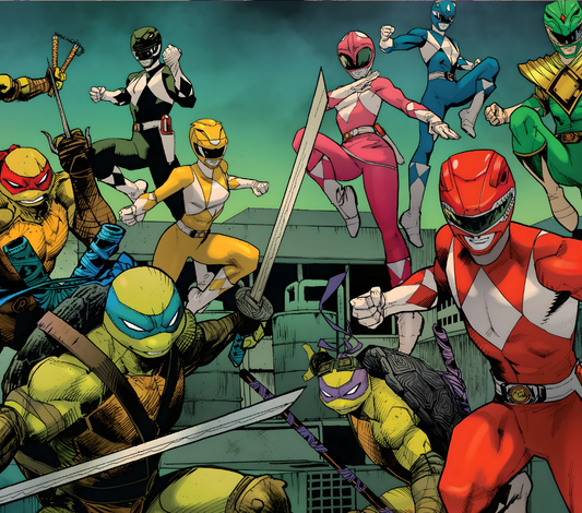 Ninja Turtles and Power Rangers Team Kids Tumbler