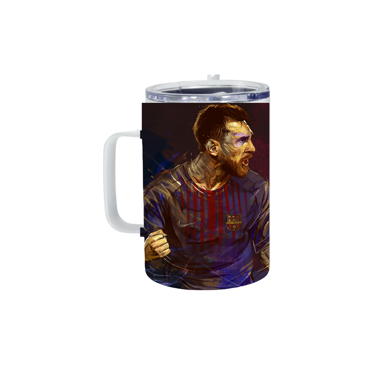 Messi Here Mug