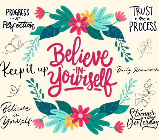 Believe In Yourself Kids Tumbler
