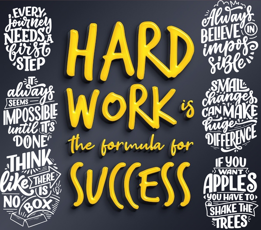 Hard Work Is The Formula Kids Tumbler