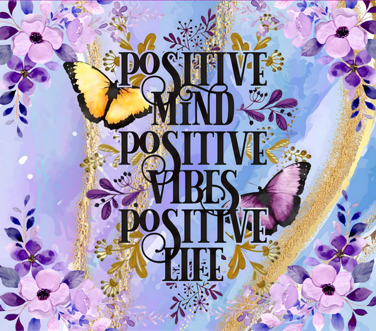 Positive Mind Positive Vibes Positive Life Kids Tumbler