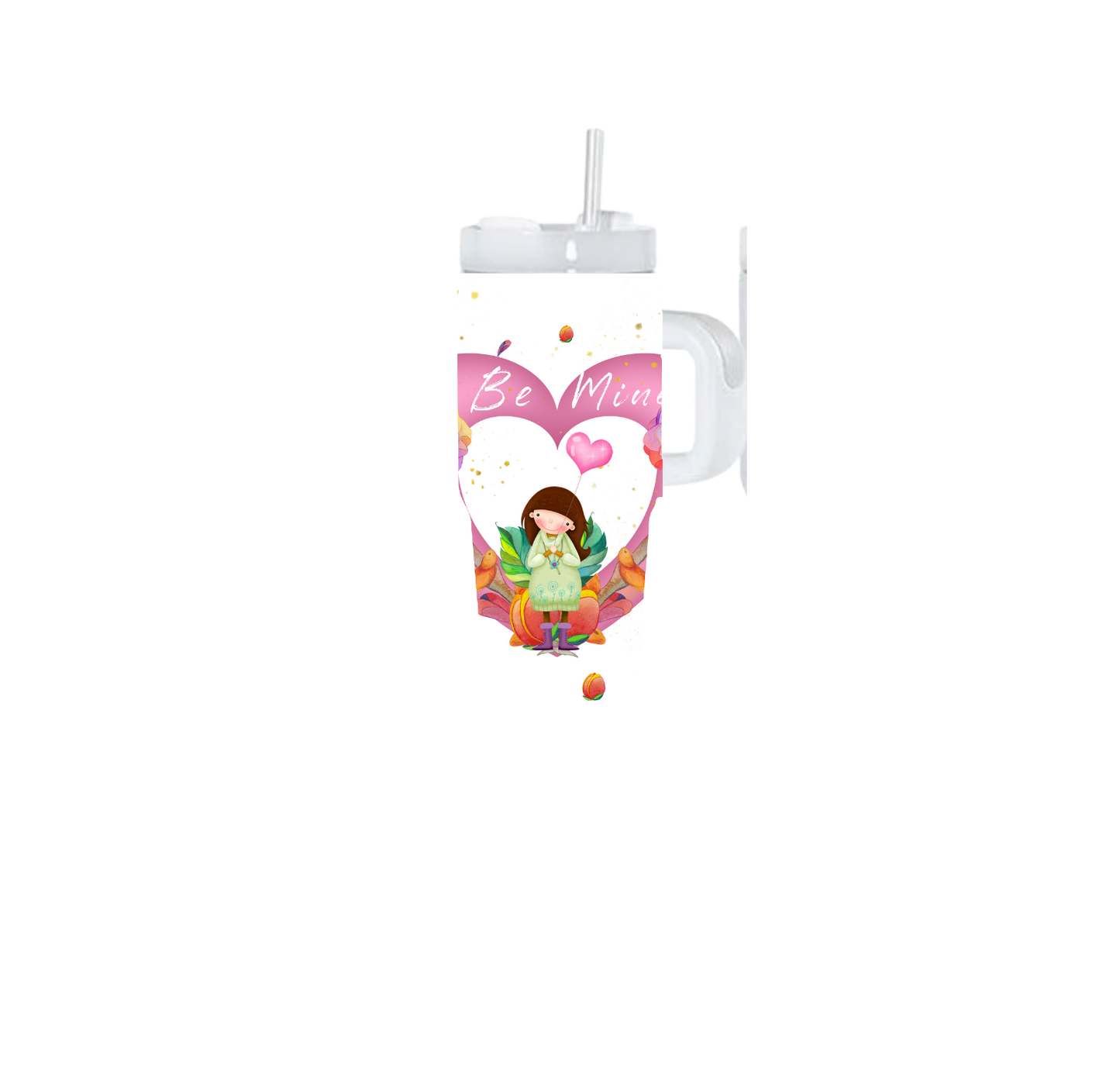 Happy Be Mine Kids Tumbler