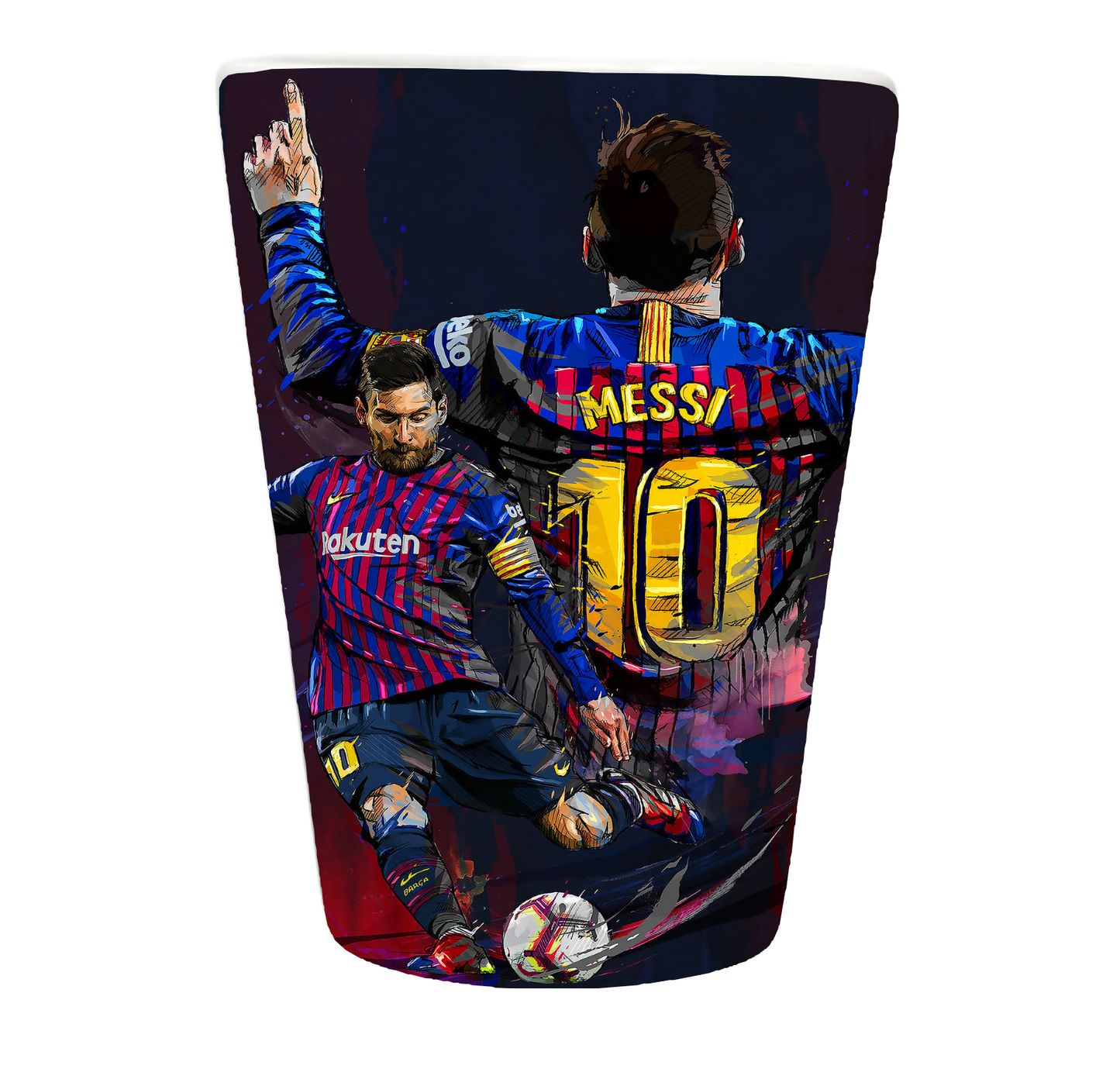 Messi Number 10 Wine Tumblers