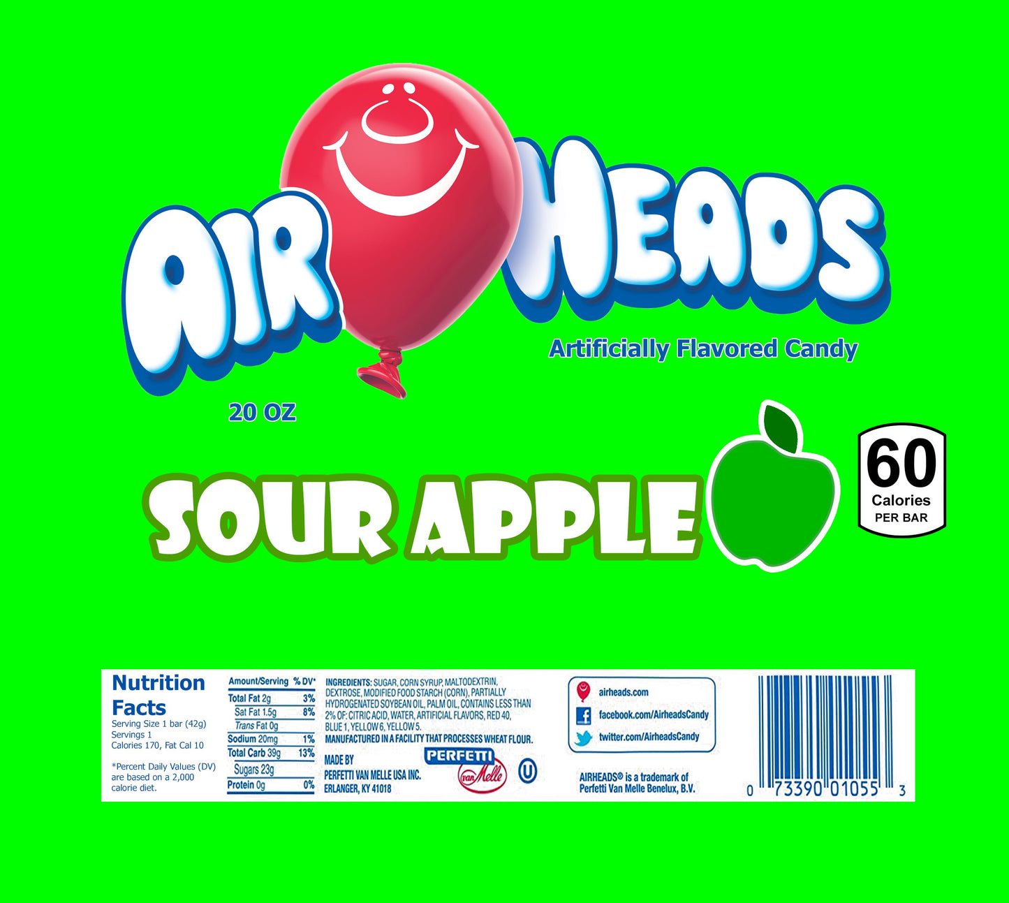 Airheads Sour Apple Kids Tumbler