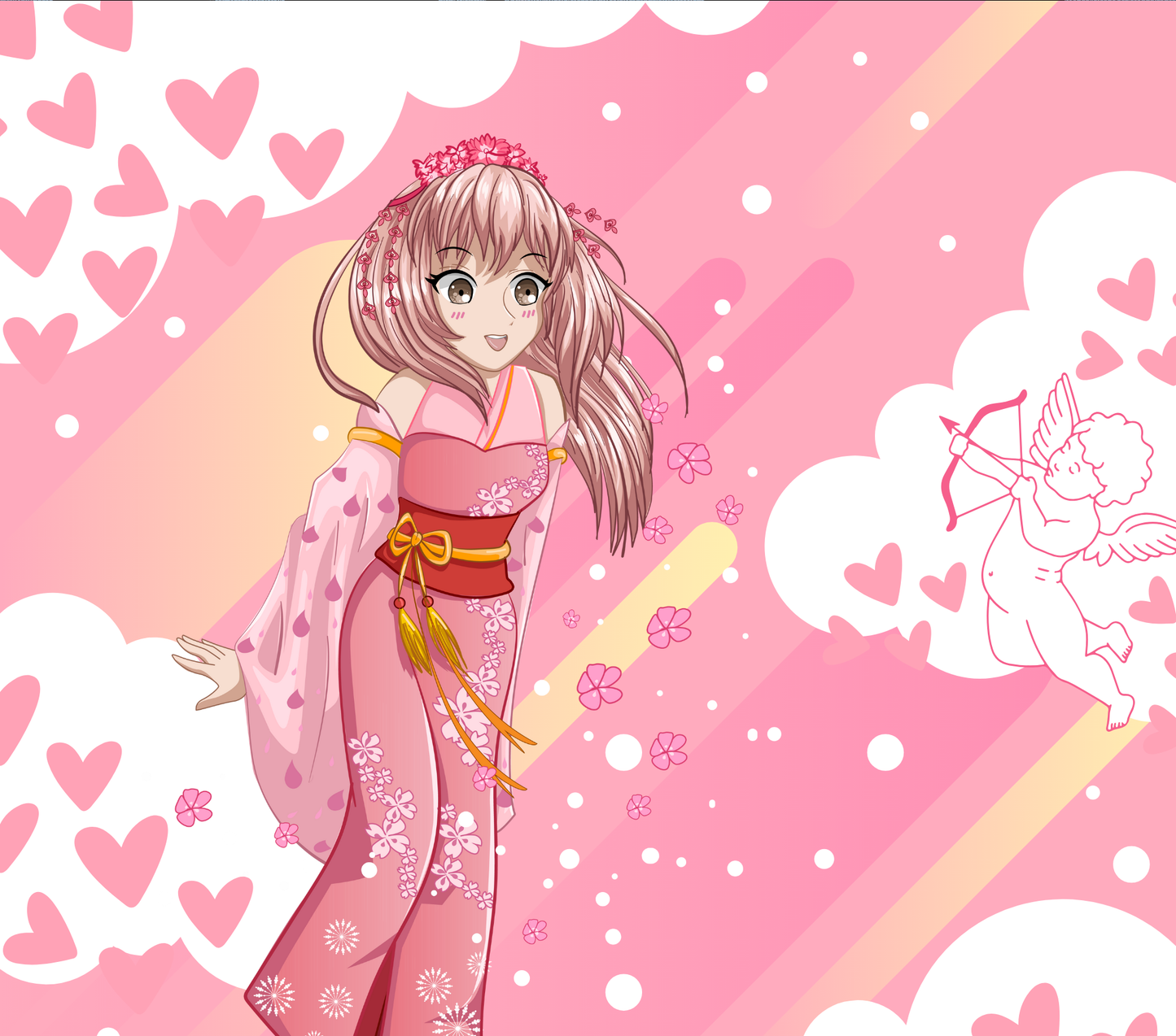 Anime Love Kids Tumbler