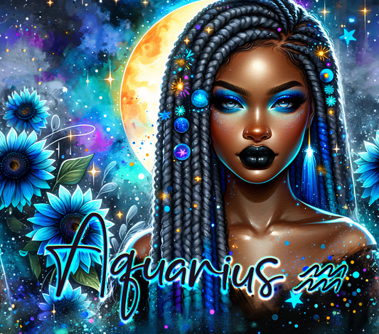 Aquarius Queen Wine Tumbler