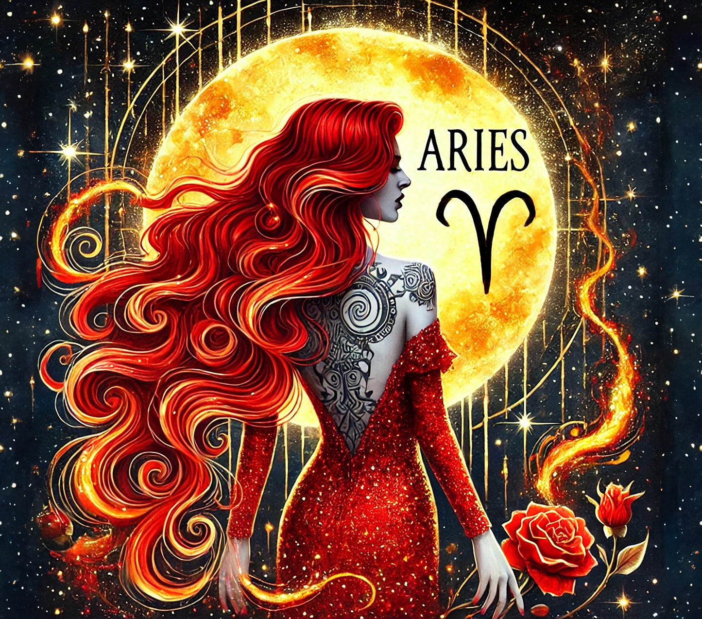 Aries Woman Kids Tumbler