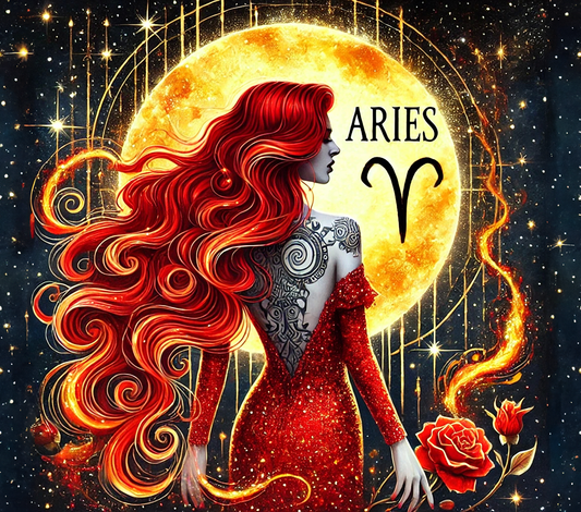 Aries Woman Kids Tumbler