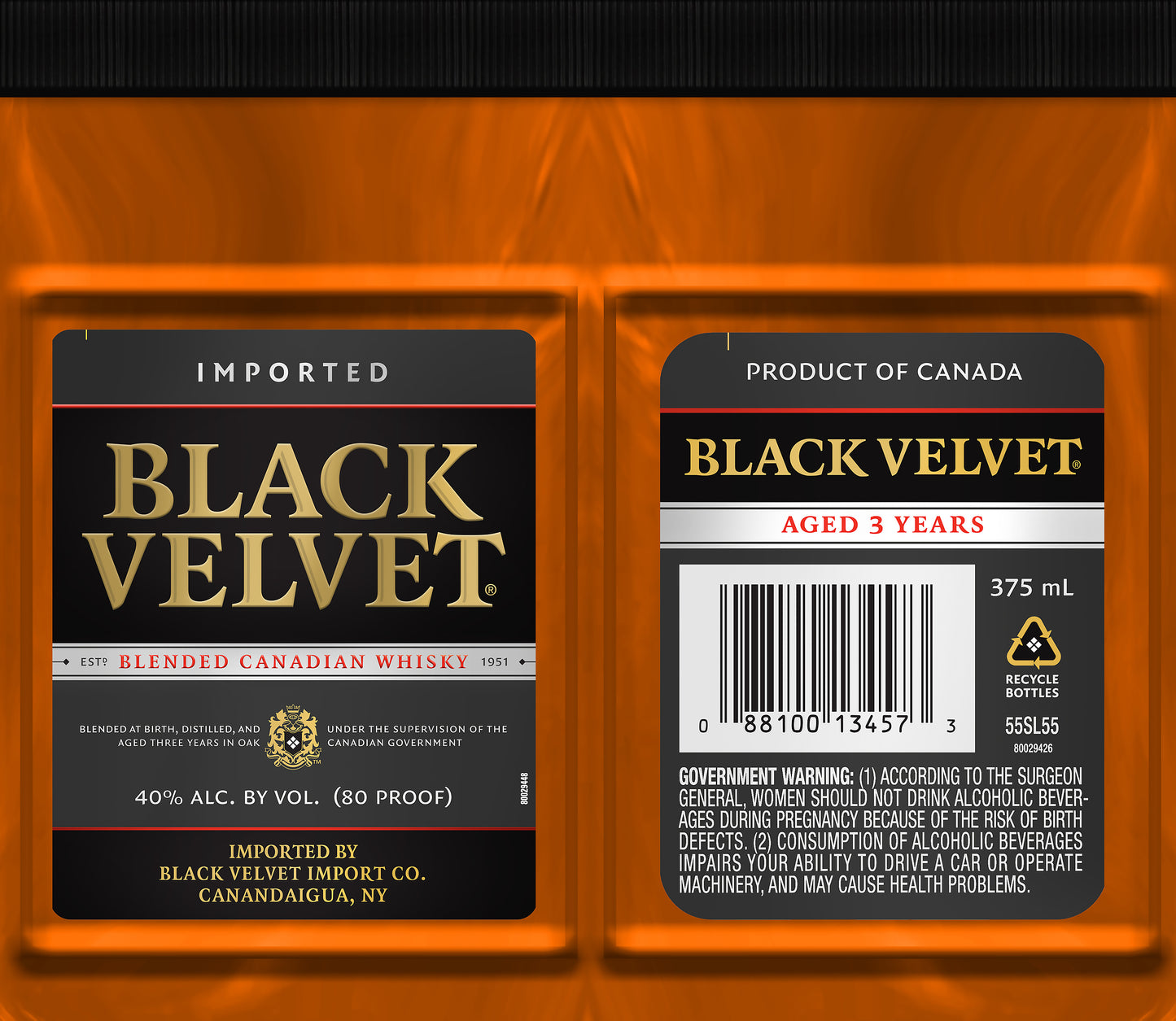 Black Velvet Whisky Wine Tumbler