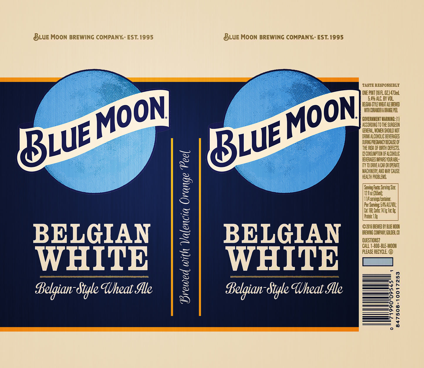 Blue Moon Belgian White Wine Tumbler