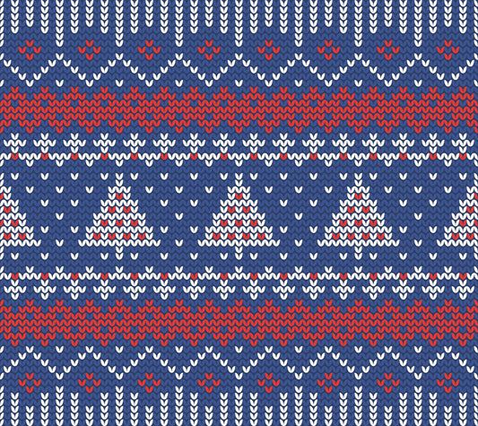 Blue Christmas Trees Tumbler