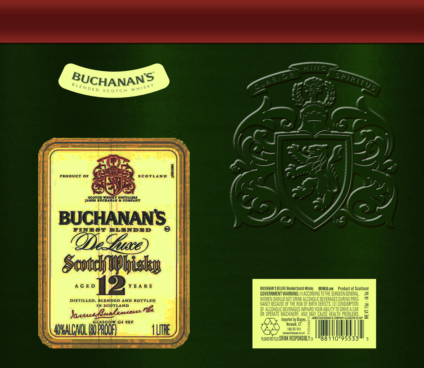 Buchanans Scotch Wine Tumbler