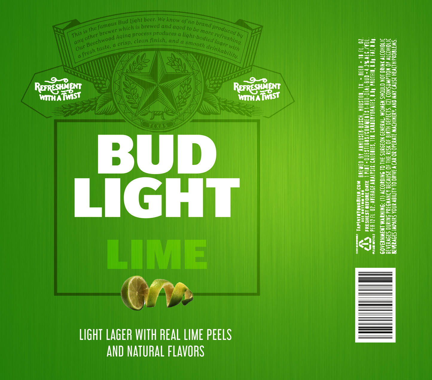 Bud Light Lime Wine Tumbler