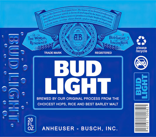 Budweiser Light Wine Tumbler