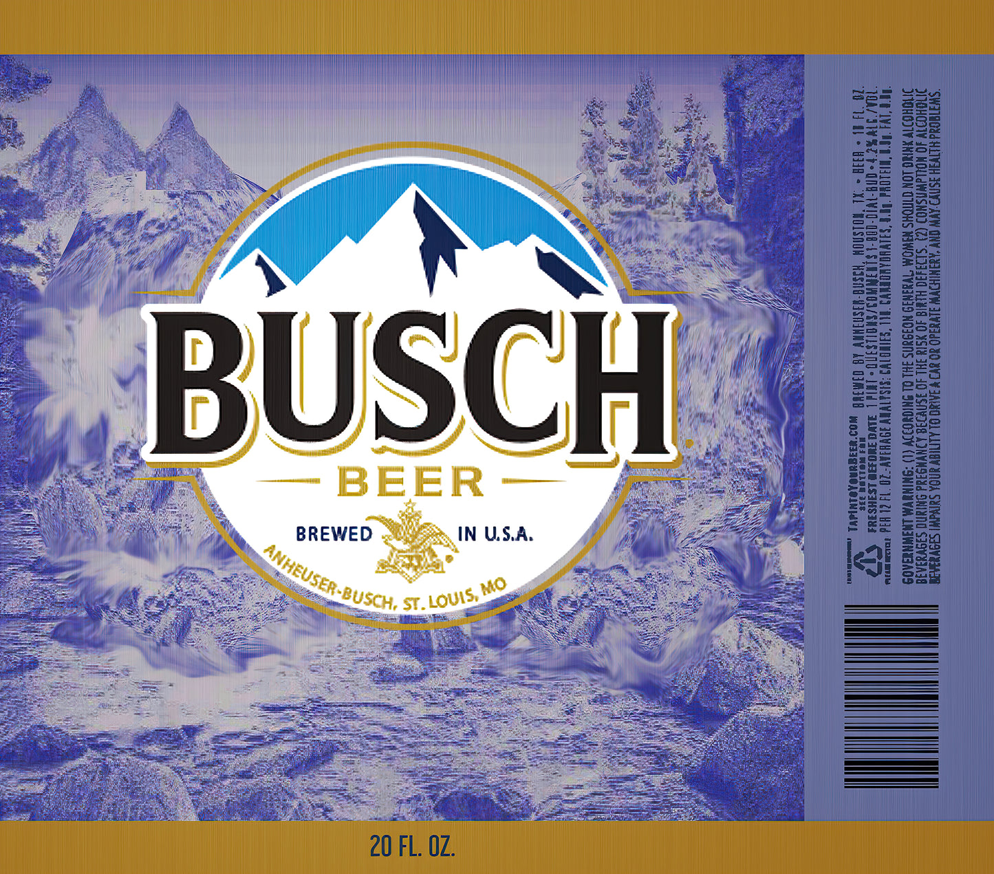 Busch Beer Wine Tumbler