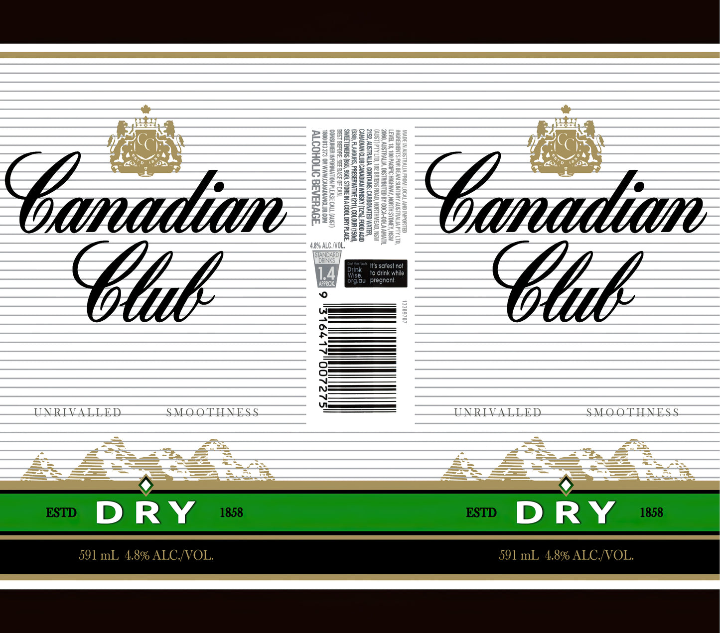 Canadian Club Wine Tumbler