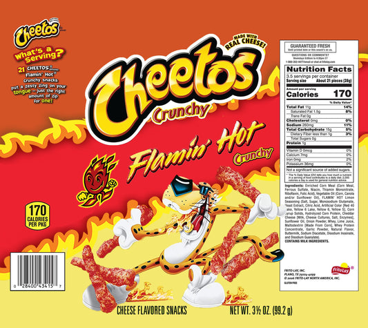 Cheetos Flaming Hot Crunchy Wine Tumbler