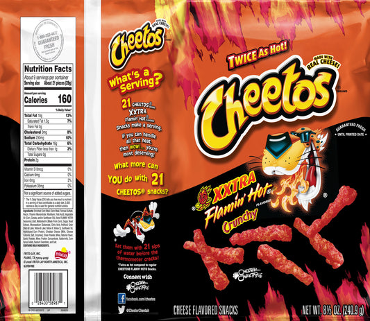 Cheetos Xxtra Flamin Hot Kids Tumbler