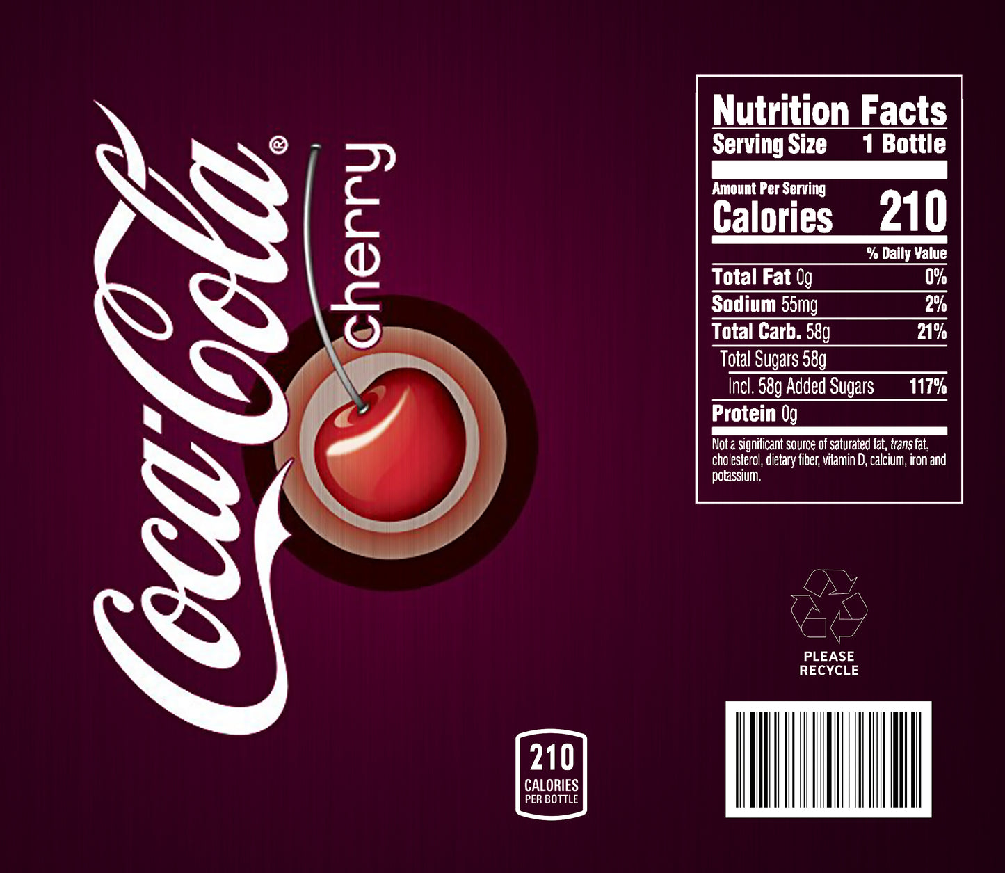 Cherry Coke Wine Tumbler