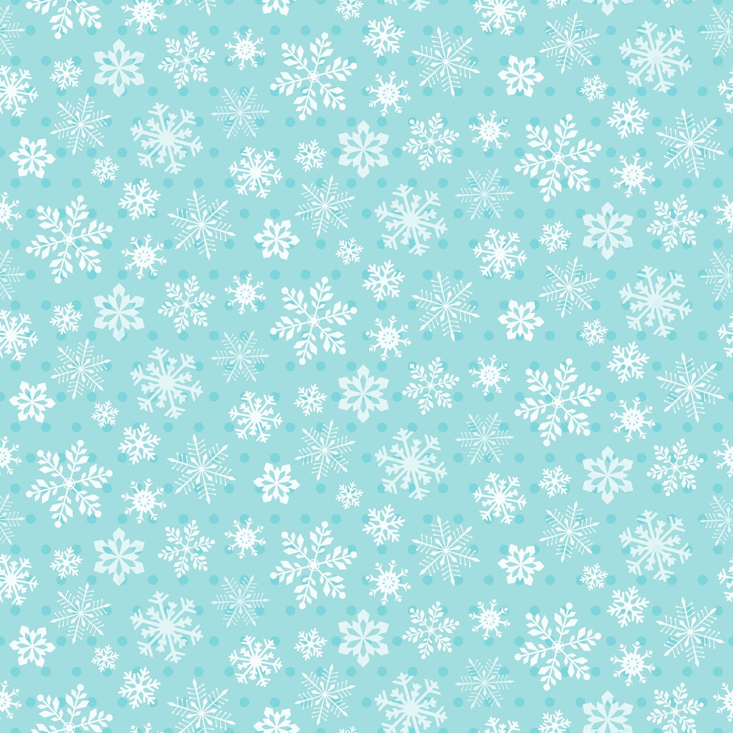 White SnowFlakes On Light Blue Background Mug