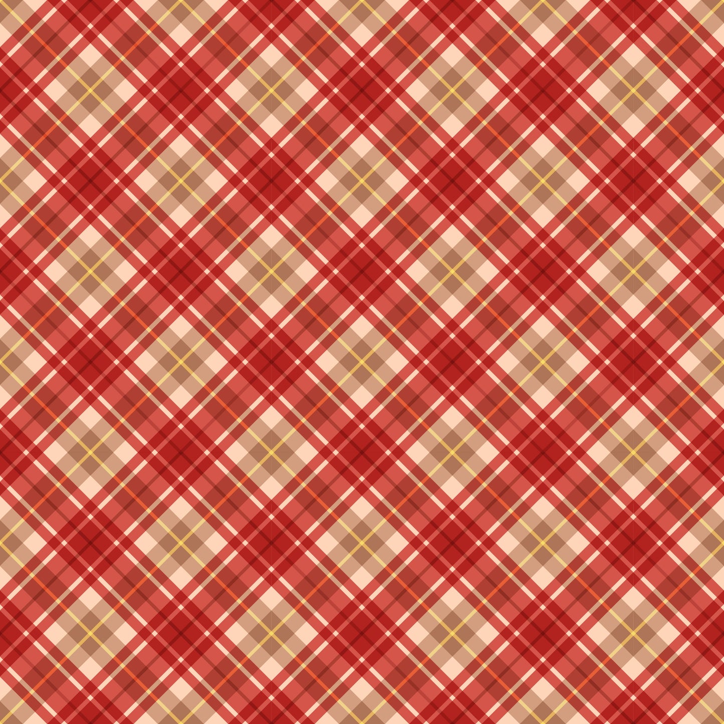 Red and Beige Plaid Christmas Patterns Tumbler