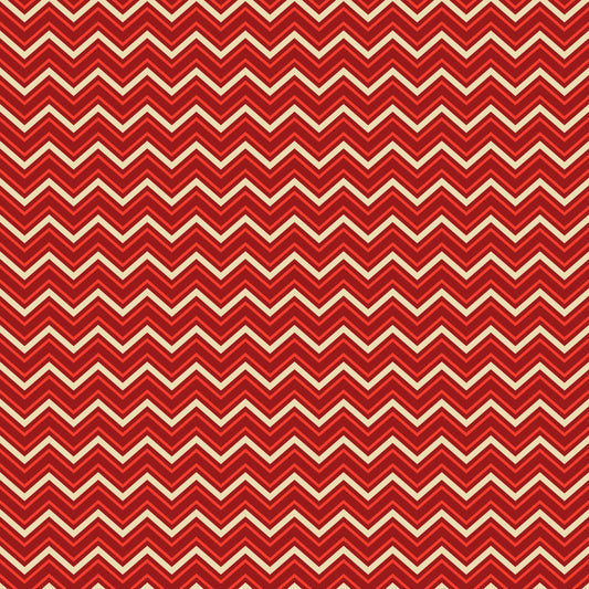 Red Beige ZigZag Kids Tumbler