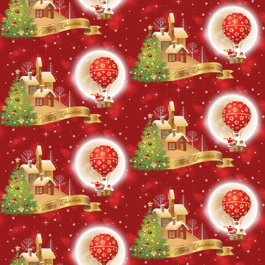 The Flying Christmas House Wine Tumbler