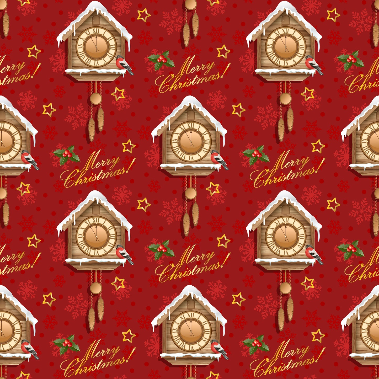 Cuckoo Clock Christmas Wine Tumbler