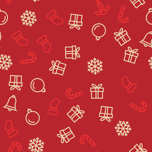 White Christmas Ornaments  With Red Snowflakes and Candy Canes Kids Tumbler