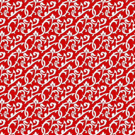 Red Christmas Vines Tumbler