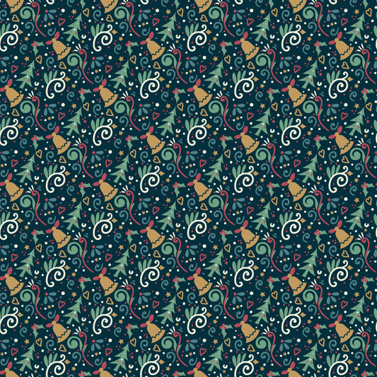 Christmas Trees And Bells Kids Tumbler