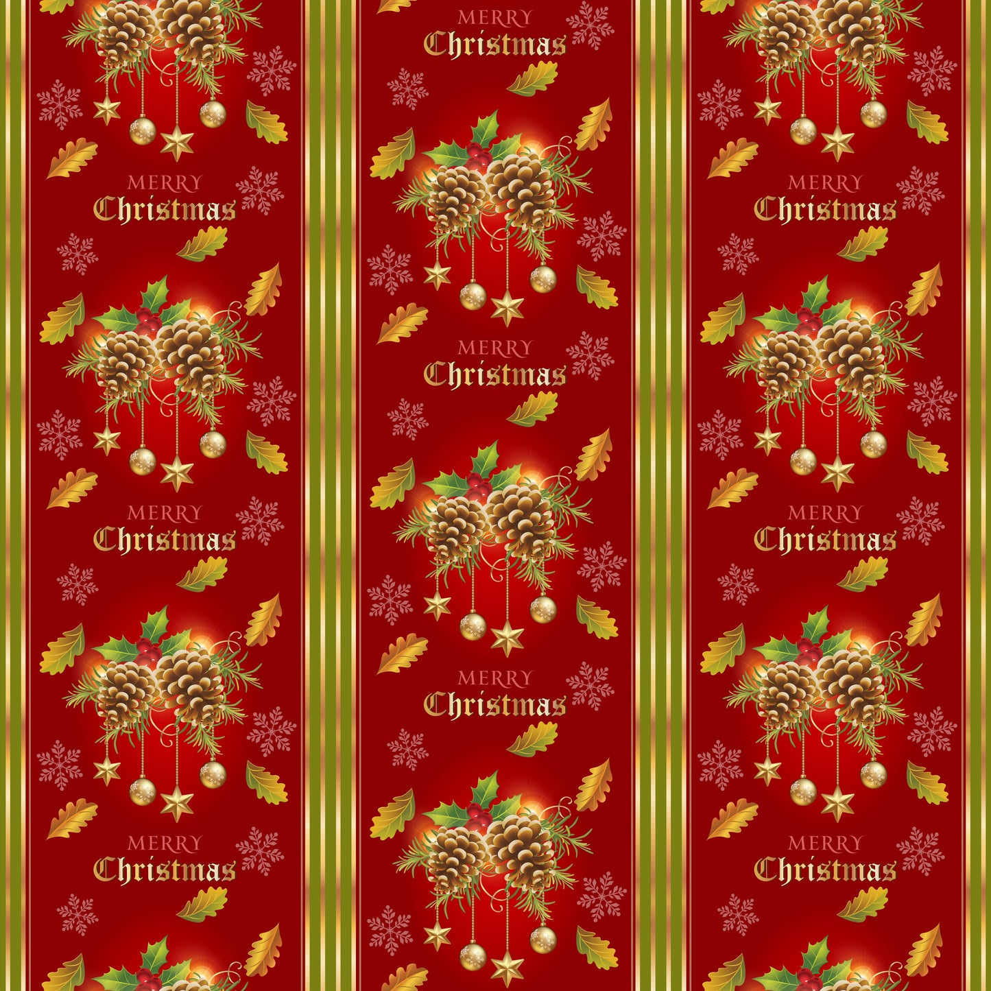 Red And Gold Christmas Celebration Mug